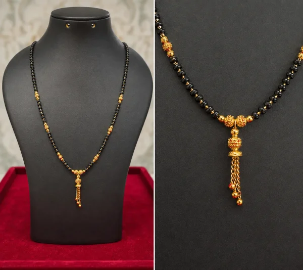Classic-Gold-Polish-Black-Bead-Mangalsutra-Image-1