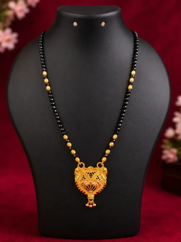 Rajsi-Filigree-Gold-Polish-Mangalsutra-1 Rajsi-Filigree-Gold-Polish-Mangalsutra-1