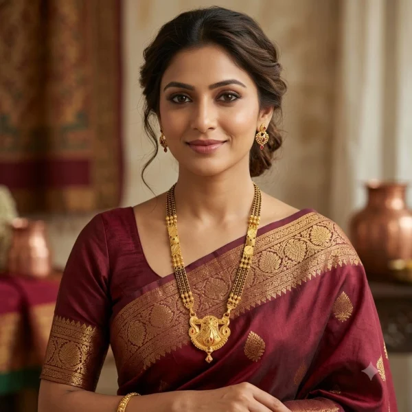 Rajsi-Paisley-Gold-Polish-Mangalsutra Rajsi-Paisley-Gold-Polish-Mangalsutra