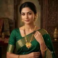Rajwada-Floral-Gold-Polish-Mangalsutra